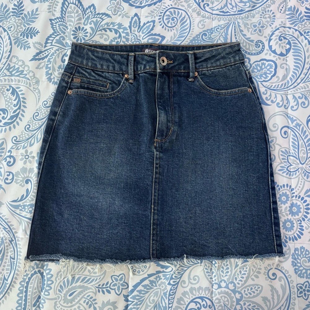 Tractr Blu Denim Mini Skirt Size 26